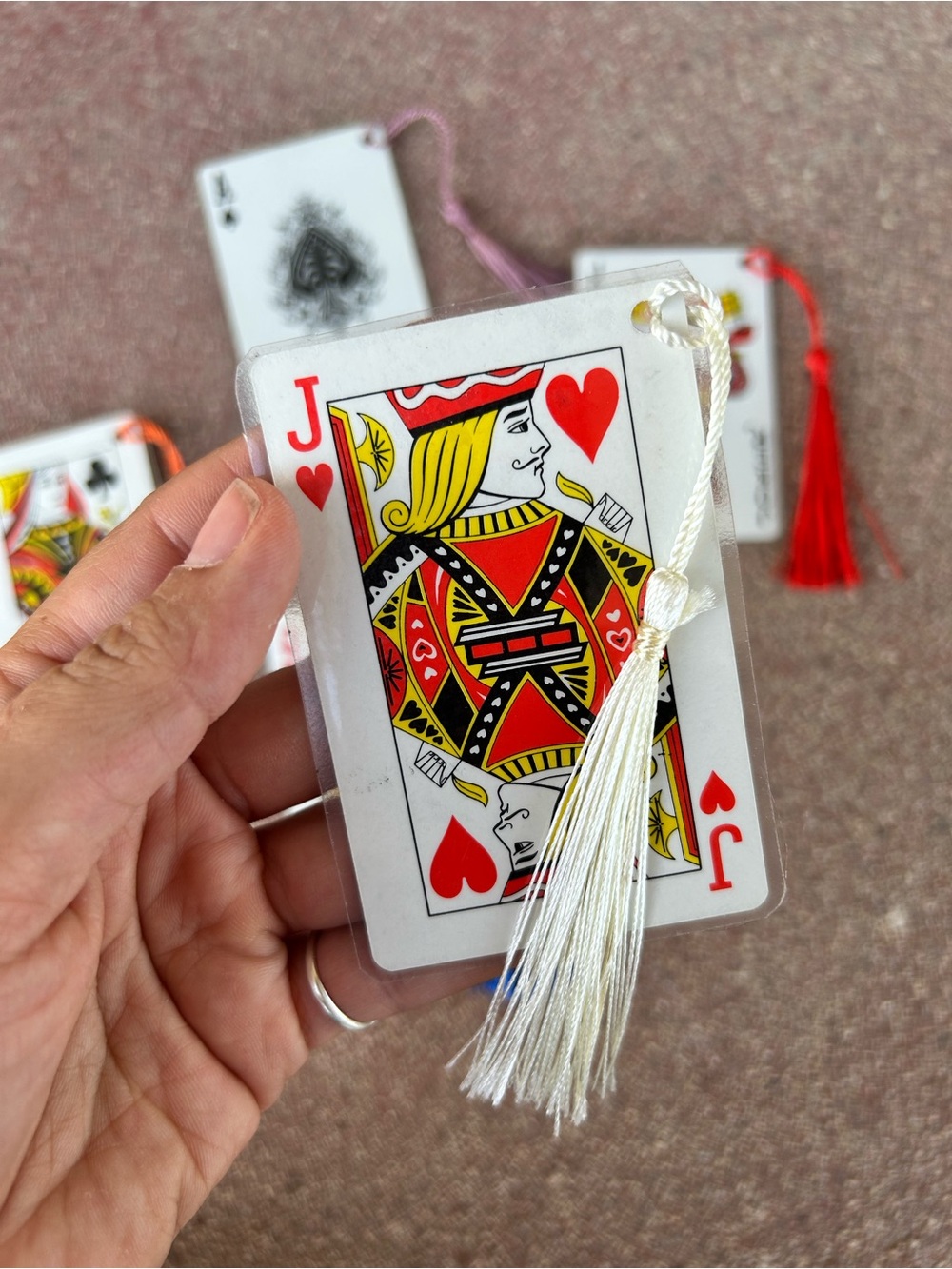 Handmade Upcycled Vintage Playing Card Bookmarks - You Pick Yours! - Picture 6 of 7